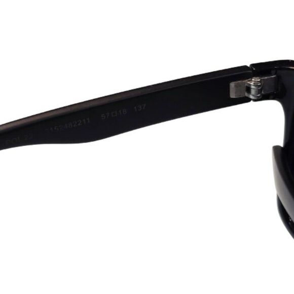 Polaroid Mens 57 -18 Black Full Rim Square Branded Sunglasses POL 22 0152482211 - Picture 3 of 9